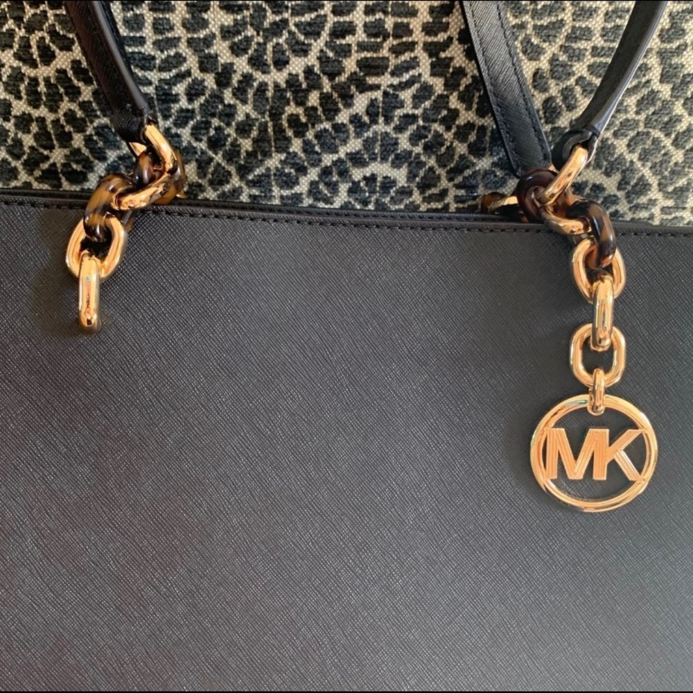 Michael Kors Sofia Large Leather Tote/Shoulder Ba… - image 5